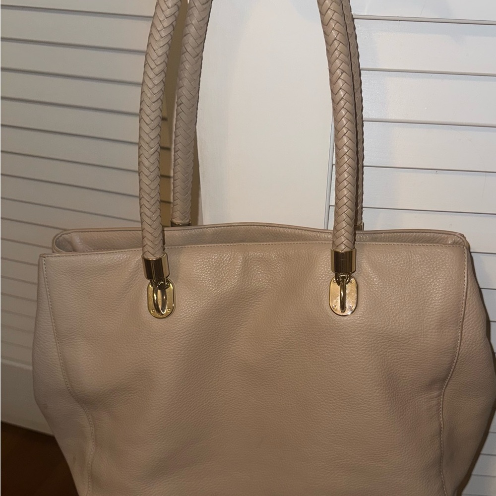 Cole Haan Tan Leather Tote Bag - Picture 4 of 7
